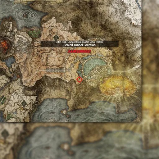 Elden Ring Sealed Tunnel Guide Bosses, Items, Materials